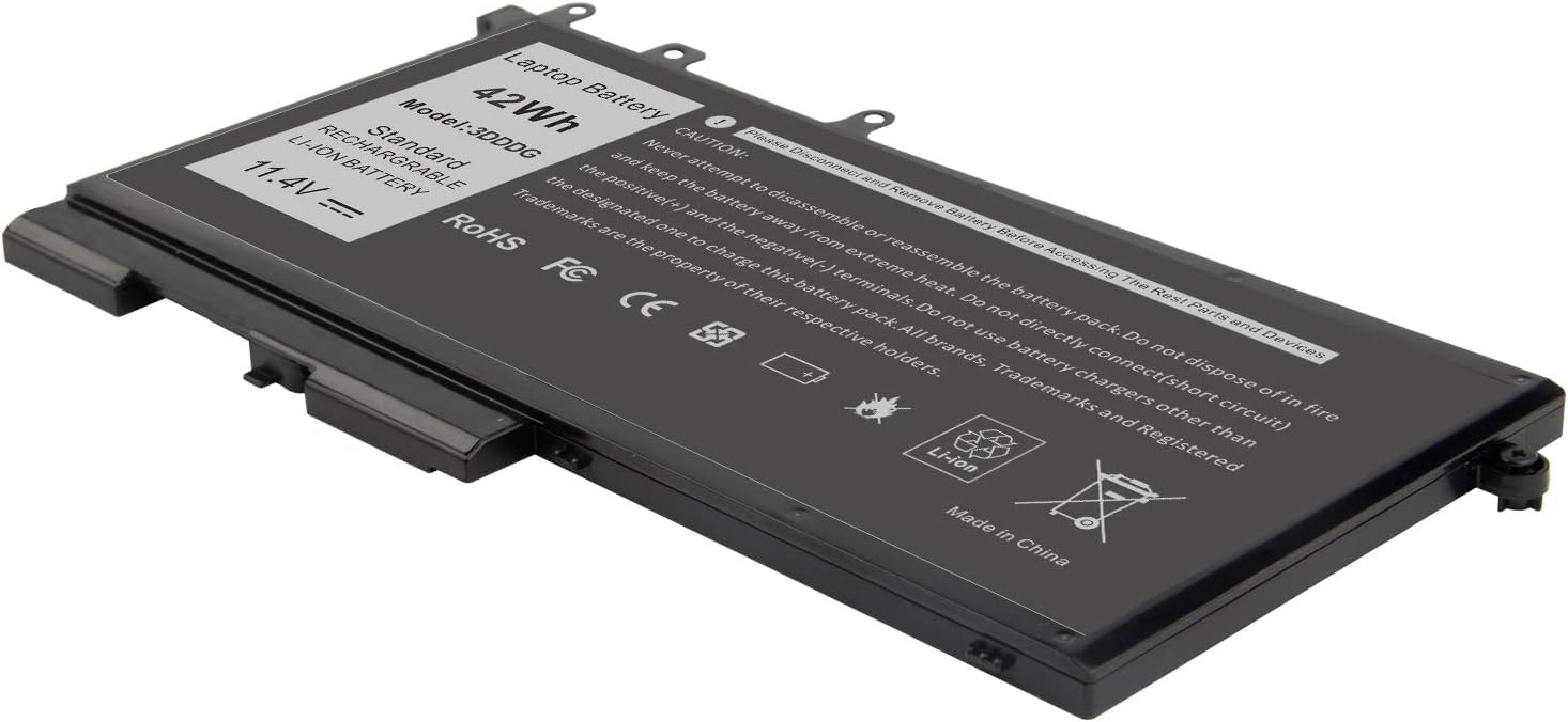 WISTAR 3DDDG Laptop Battery Compatible for Dell Latitude 5280 5288 5290 5480 5488 5490 5491 5495 5580 5590 5591 Series Laptop Battery